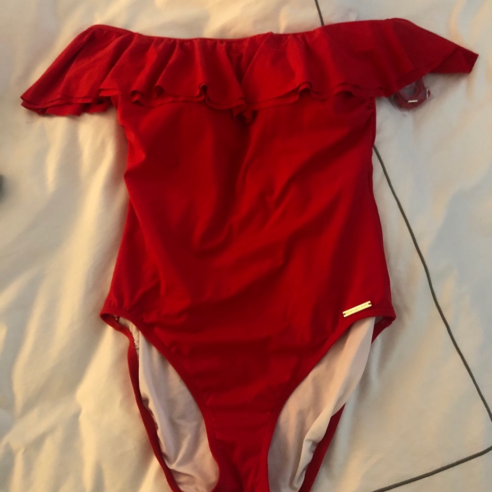 NWT Red Michael Kors Swimsuit